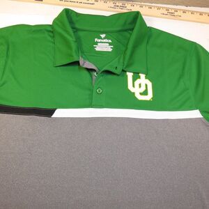 OREGON DUCKS FANATICS UO GOLF POLO SHIRT Mens 2XL XXL Fanatics NEW football
